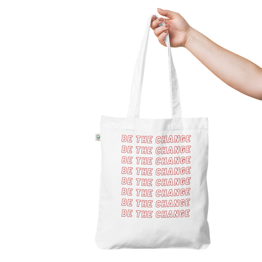 'Be The Change' tote bag